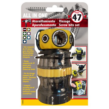 Image of Juego 47 Pcs Atornillar Ergonomico 000409009776