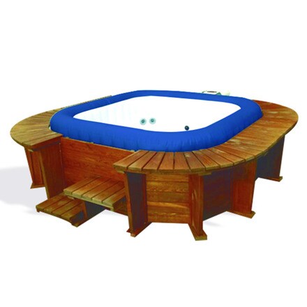 Image of Spa Cuadrado Malibú Madera 000963404066