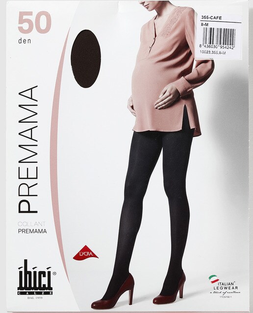 Collants prémamã de 50 deniers Ibici