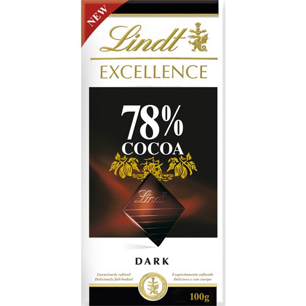 Buy Dark Chocolate With Cocoa Tablet G Lindt Excellence