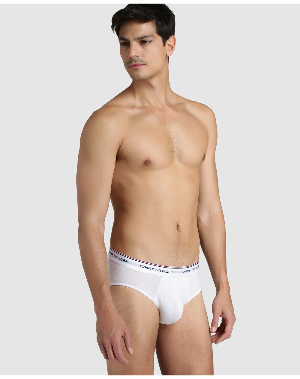 Tommy Hilfiger men's three-pack of briefs in assorted colours, Printed. thumbnail