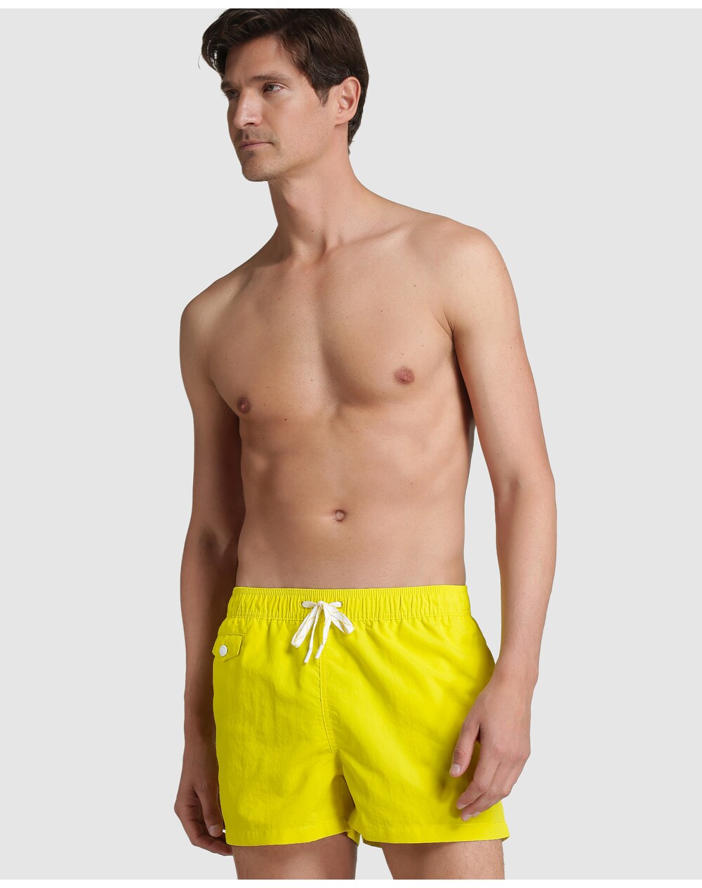 Dustin men's plain yellow swim trunks eBay