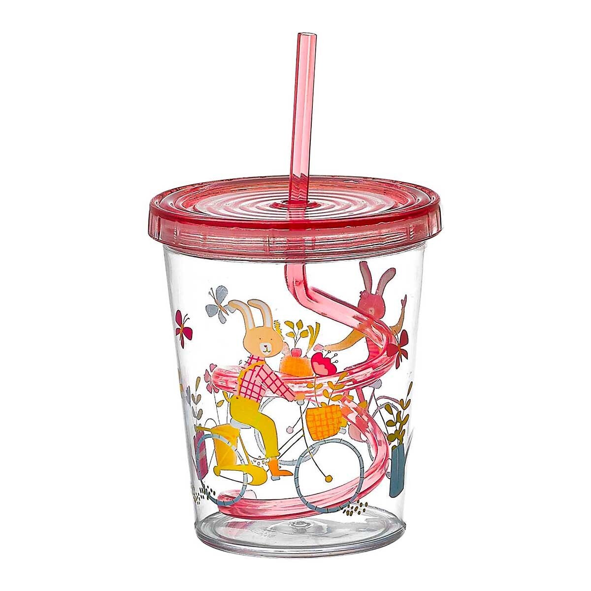 Verre avec paille Cottage