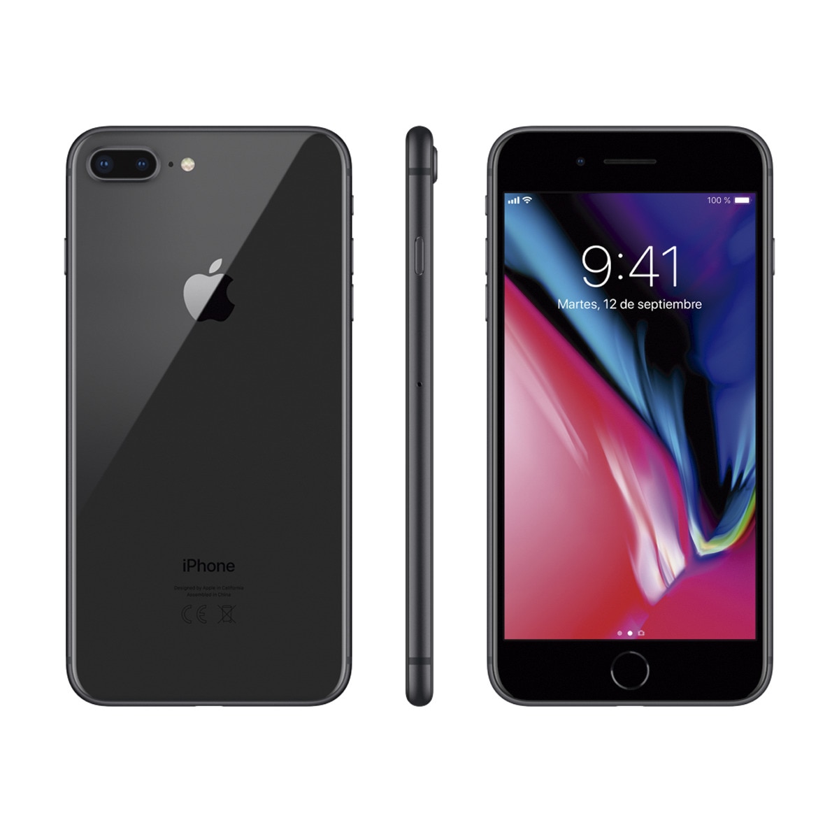 iPhone 8 Plus 256 GB Gris Espacial móvil libre Telefonía La Tienda