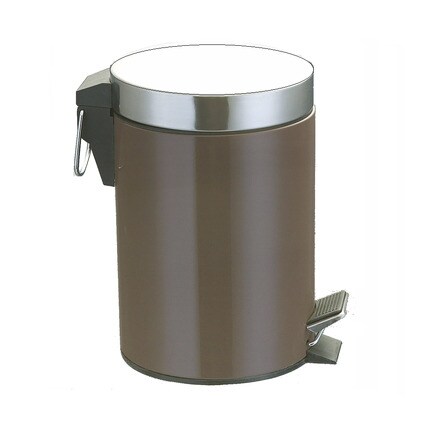 Image of Cubo Pedal Marrón Cromo 000705003804