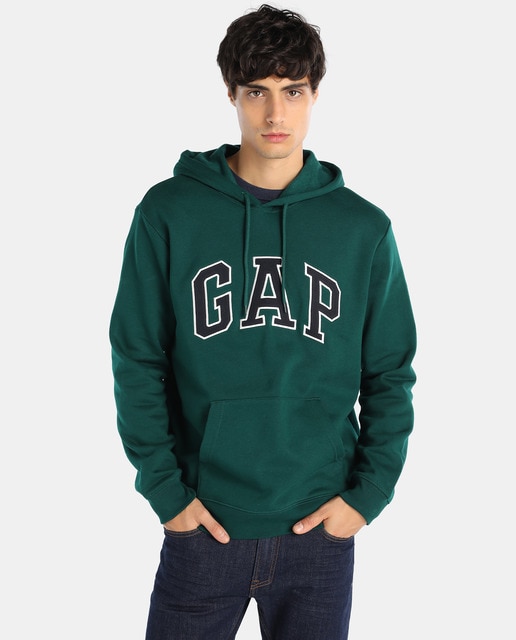 Sudadera de hombre Gap verde con capucha GAP Moda El Corte Inglés