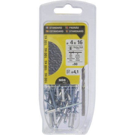 Image of 90 Remaches Standard Alu/acero 000401002407