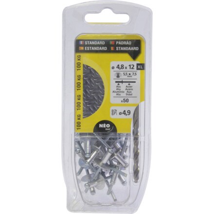 Image of 50 Remaches Tl Standard Alu/ac 000401002522