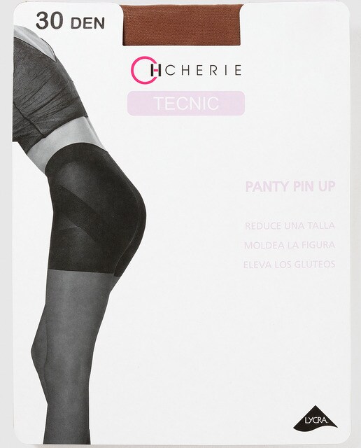 Collants Tecnic Pin Up redutores de 30 deniers de mulher Cherie Collants Tecnic Pin Up redutores de 30 deniers de mulher Cherie