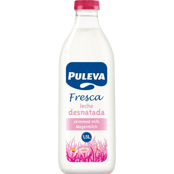 Leche Fresca Desnatada Botella L Puleva Supermercado El Corte