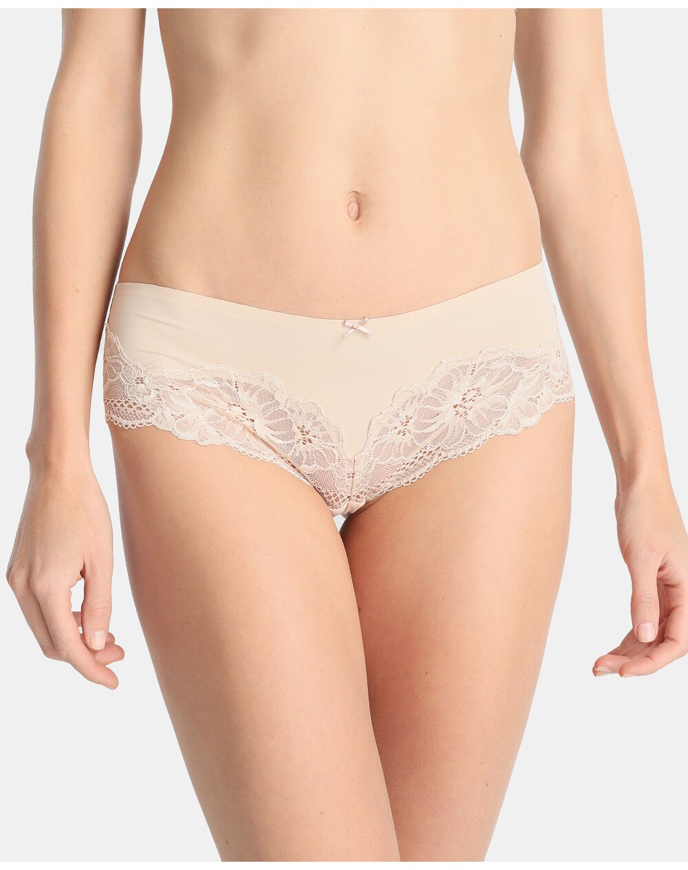 Guess Sensuality women's Brazilian briefs with lace, Natural. thumbnail
