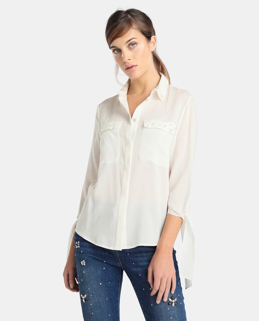Camisas, Blusas y Tops Elogy Mujer · Moda · El Corte Inglés · 3 Blusa de mujer Elogy con bolsillos con abalorios tipo .