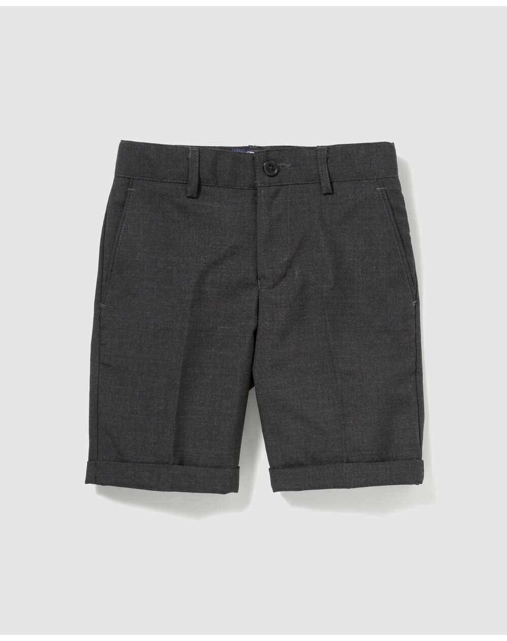 Tizzas boys' grey formal Bermuda shorts, Grey. thumbnail
