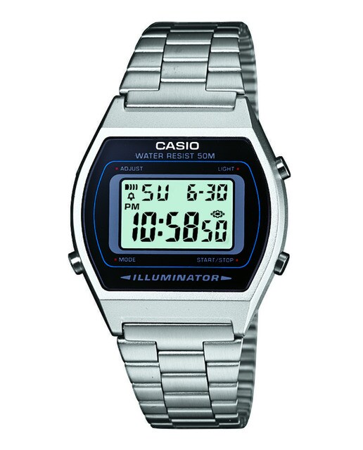 Relógio Casio Collection Retro B640WD-1AVEF Aço - Prateado