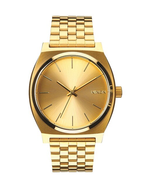 Relógio Nixon Time Teller Bracelete Aço - Dourado