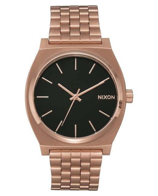 Relógio Nixon Time Teller Bracelete Aço - Rose Gold