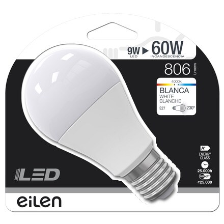 Image of Bombilla Led Estándar E27 9w 806 Lm 001301405310