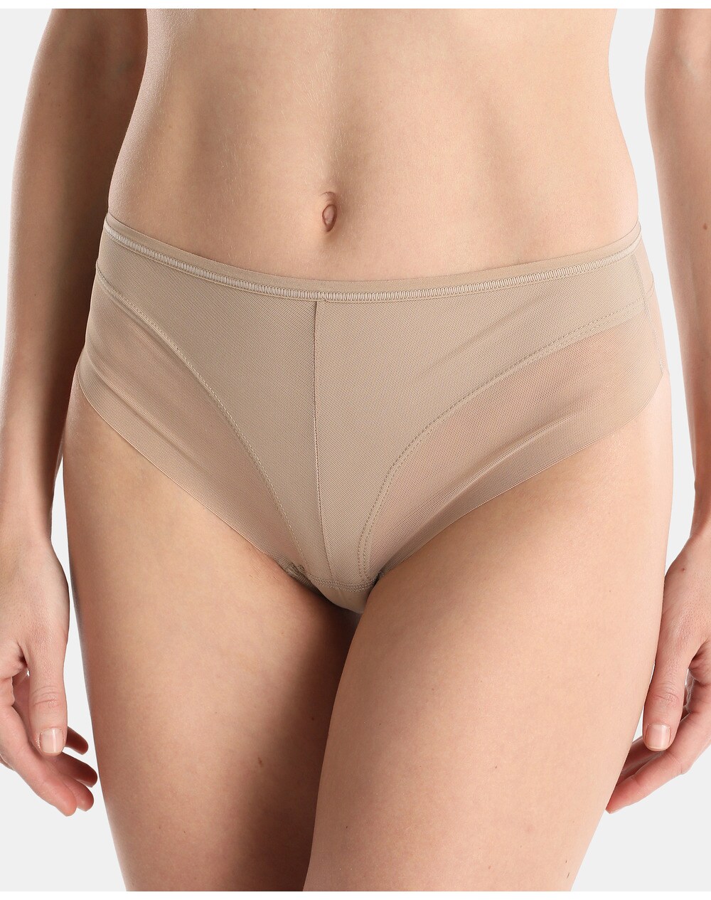 Teres Aislin no-show bikini briefs, Brown. thumbnail