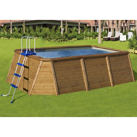 Image of Piscina Madera Panelada Rectangular 000963404637
