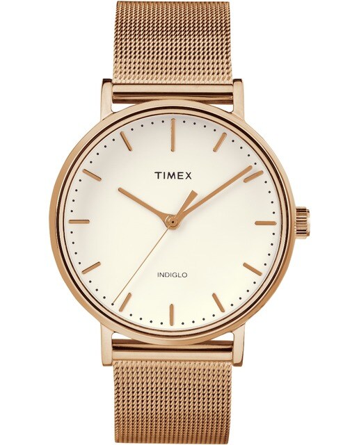 Relógio Fairfield Women's Timex Bracelete Aço - Rose Gold