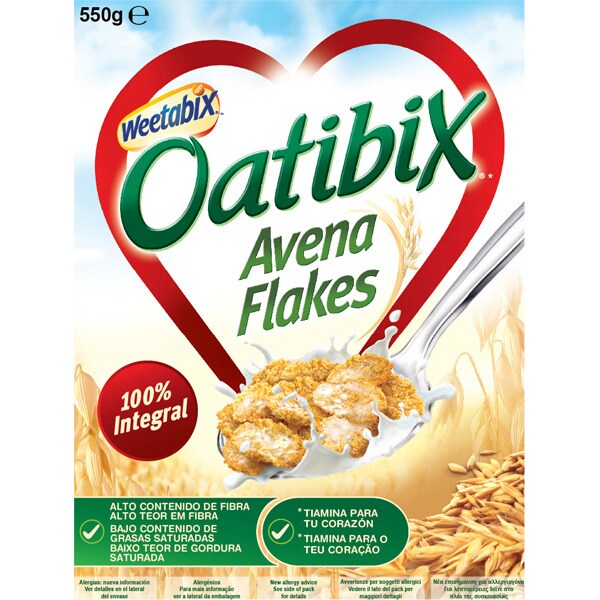 Oatibix Copos De Avena 100 Integrales Estuche 550 G WEETABIX