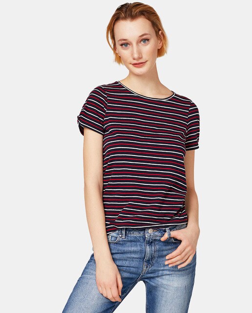 Esprit Mujer · Moda · El Corte Inglés · 3 Camiseta de mujer Esprit de rayas de manga corta