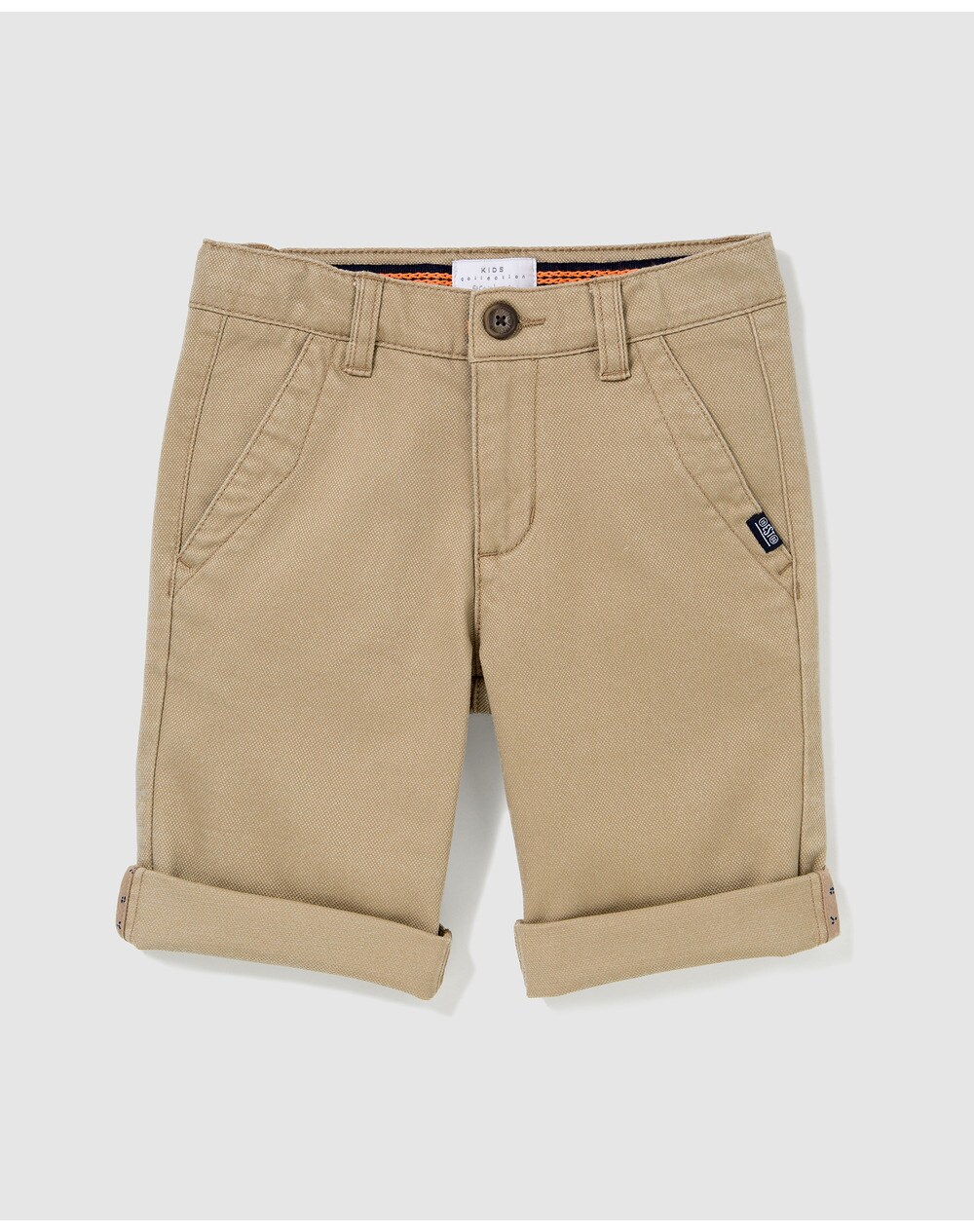 Freestyle boys' basic camel Bermuda shorts, Camel. thumbnail