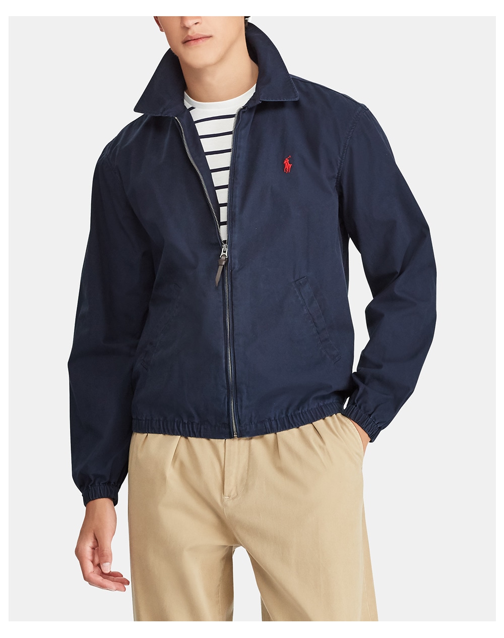 Polo Ralph Lauren men's blue zip-up jacket, Navy blue. thumbnail