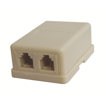 Image of Toma Superficie Rj11 Doble 000313004798