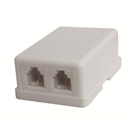 Image of Toma Superficie Rj11 Doble 000313004822