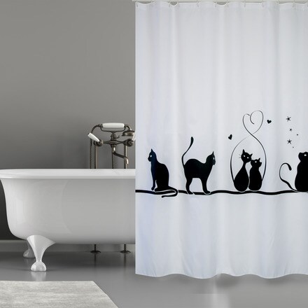 Image of Cortina Baño Cats 000706002284
