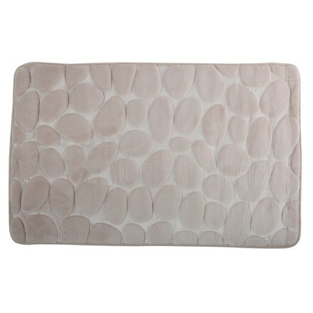 Image of Alfombra Baño Microfibra+pvc Piedras 000706302858