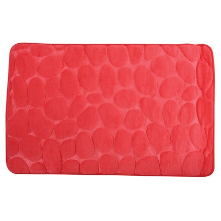 Image of Alfombra Baño Microfibra+pvc Piedras 000706303385