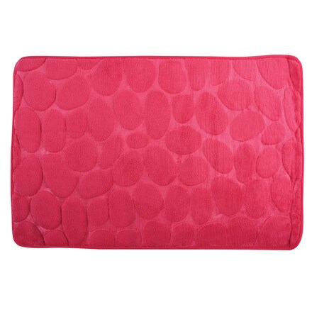 Image of Alfombra Baño Microfibra+pvc Piedras 000706303443