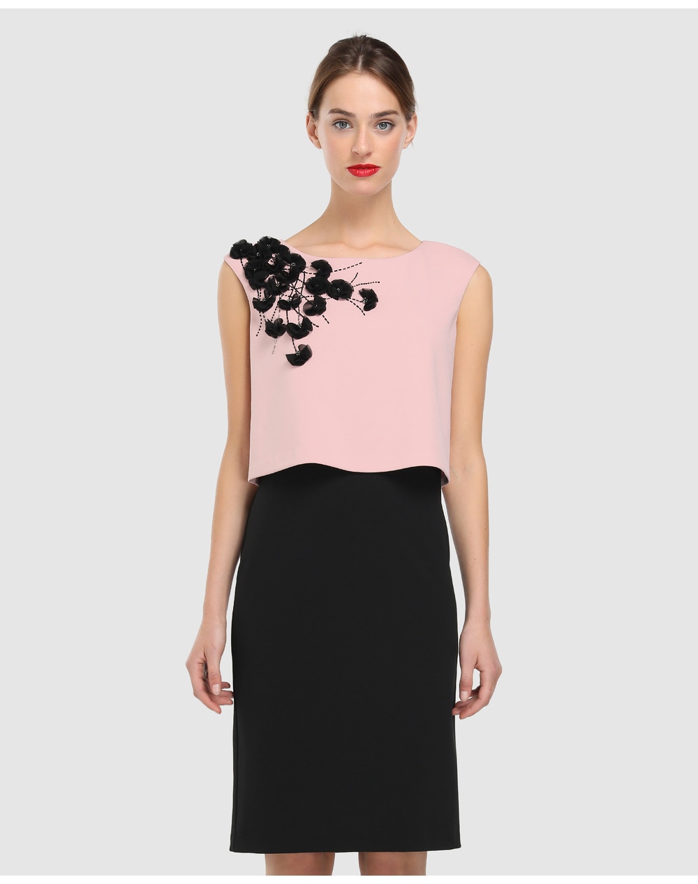 El Corte Inglés Fiesta women's two-tone jumpsuit with a two-piece effect, Multicoloured. thumbnail