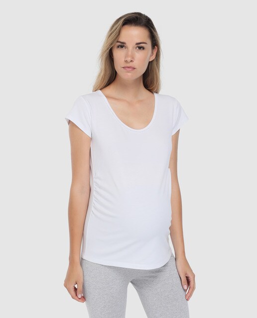 T-shirt de mulher Lazo Premamá básica