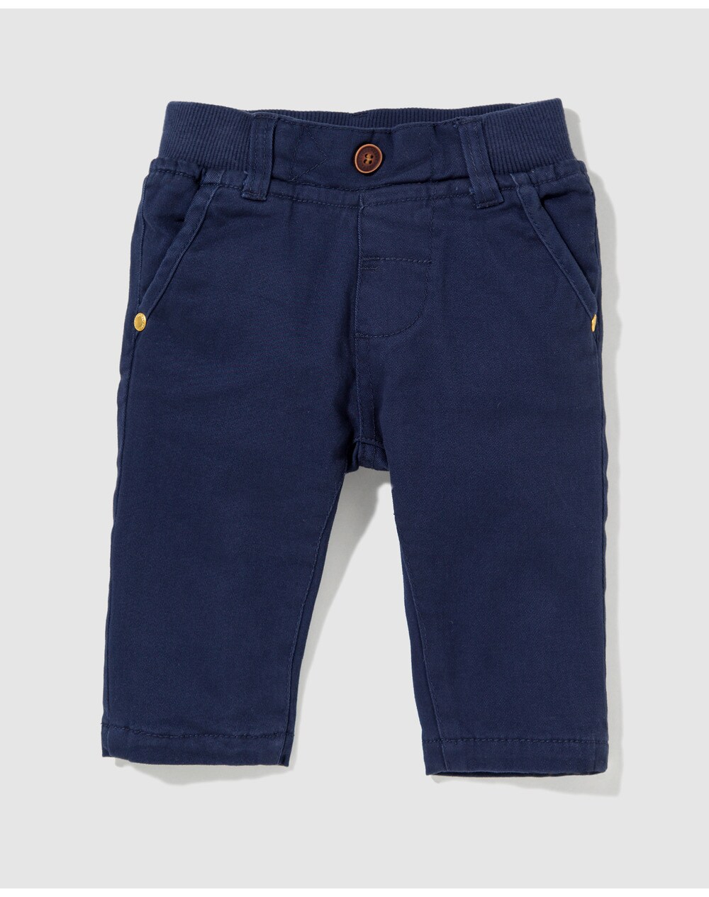 Freestyle baby boys' navy blue chinos, Navy blue. thumbnail