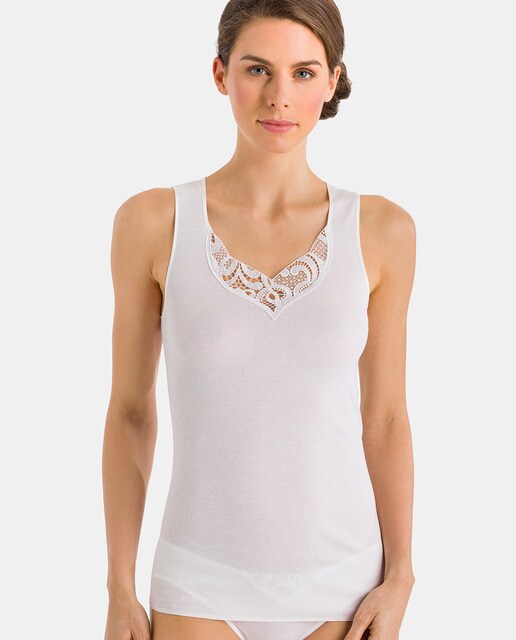 camiseta interior algodon mujer