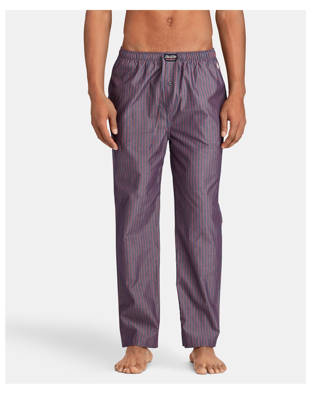 Ralph Lauren Polo men's long blue fabric pyjama bottoms, Blue. thumbnail