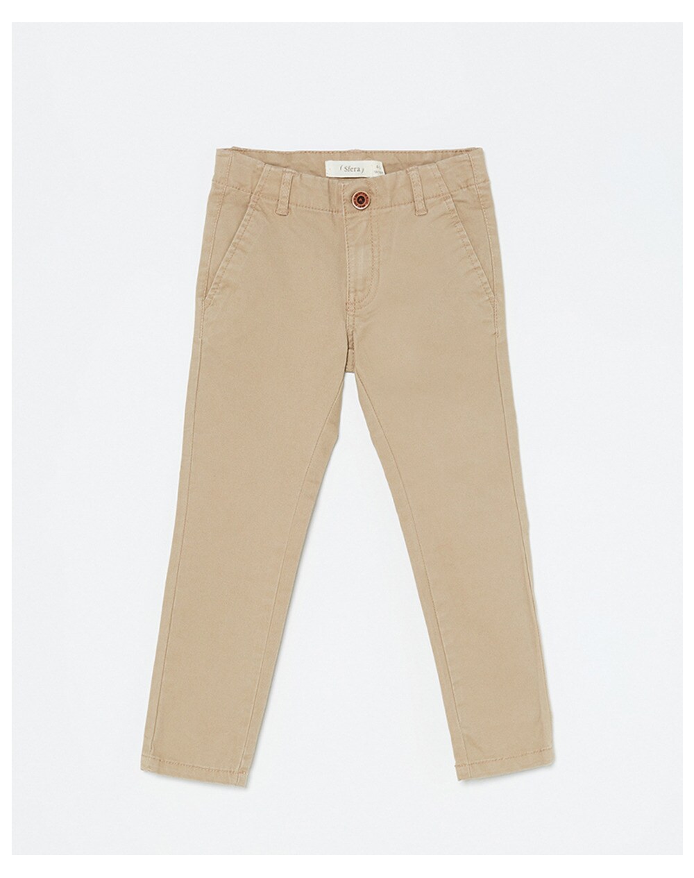 Sfera boys' beige chinos, Beige. thumbnail