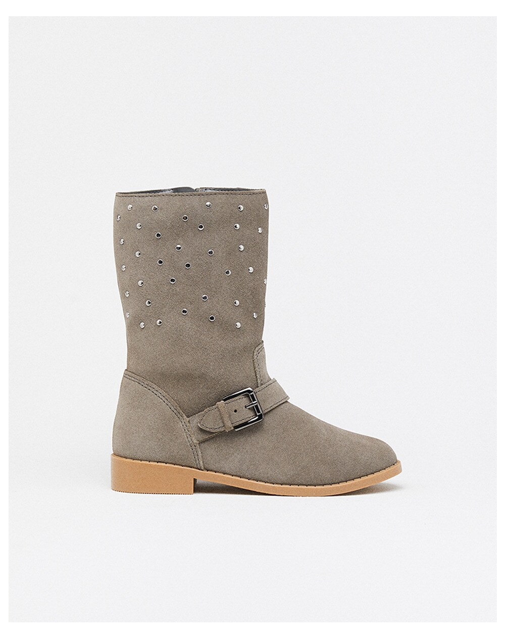 Sfera girls' grey boots with fleece lining, Grey. thumbnail