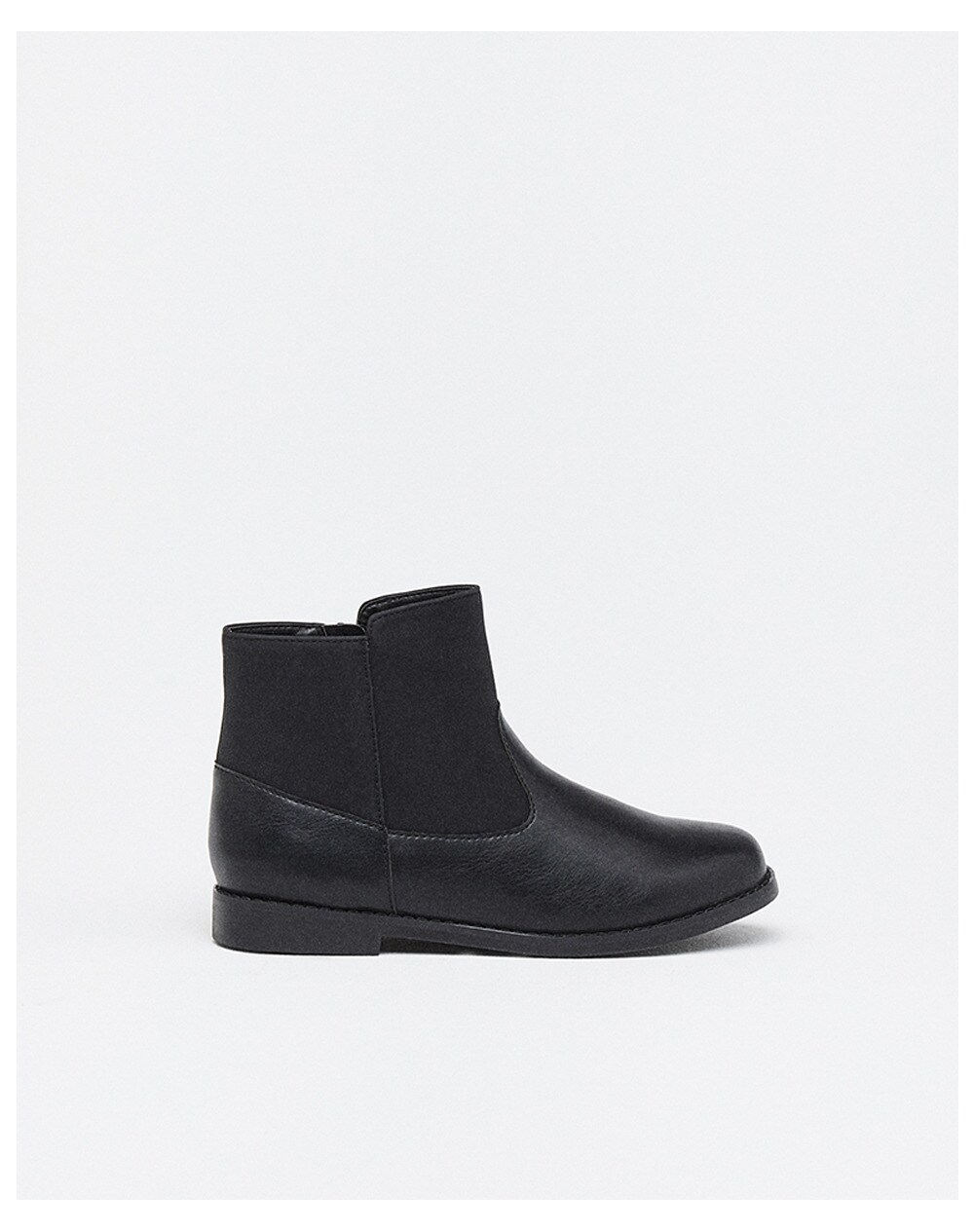 Sfera girls' zip-up ankle boots, Black. thumbnail