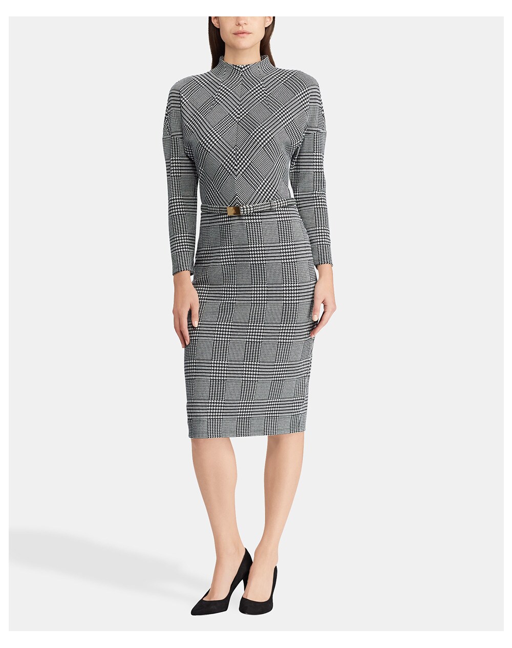 Lauren Ralph Lauren women's grey printed dress, Grey. thumbnail