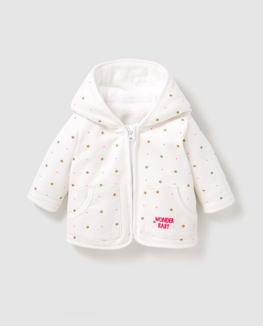 Sweatshirt de bebé Freestyle branca com orelhinhas Sweatshirt de bebé Freestyle branca com orelhinhas