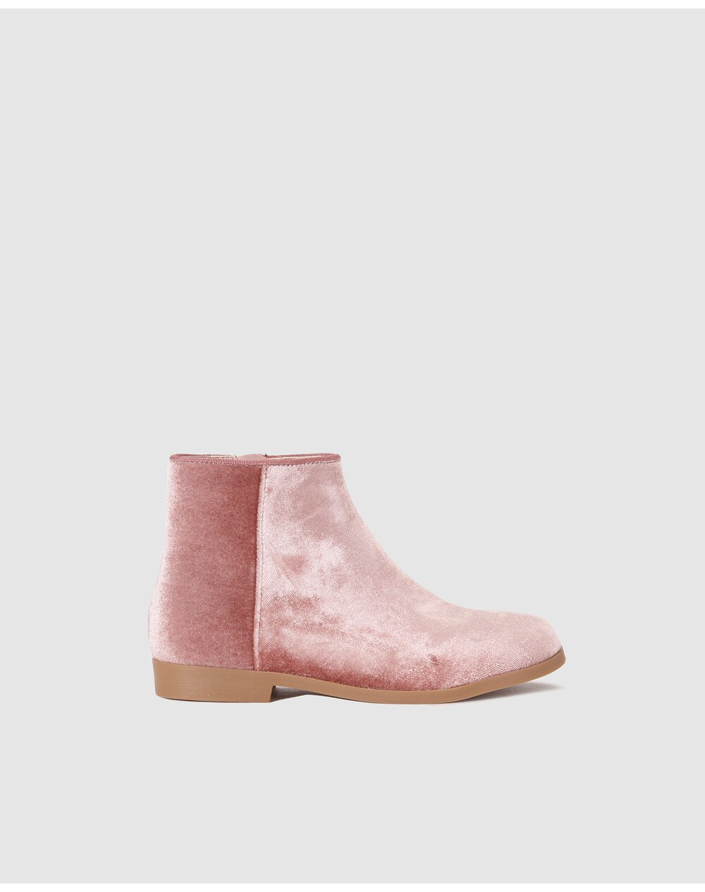 Bass 10 girls' pink ankle boots with zip, Pink. thumbnail