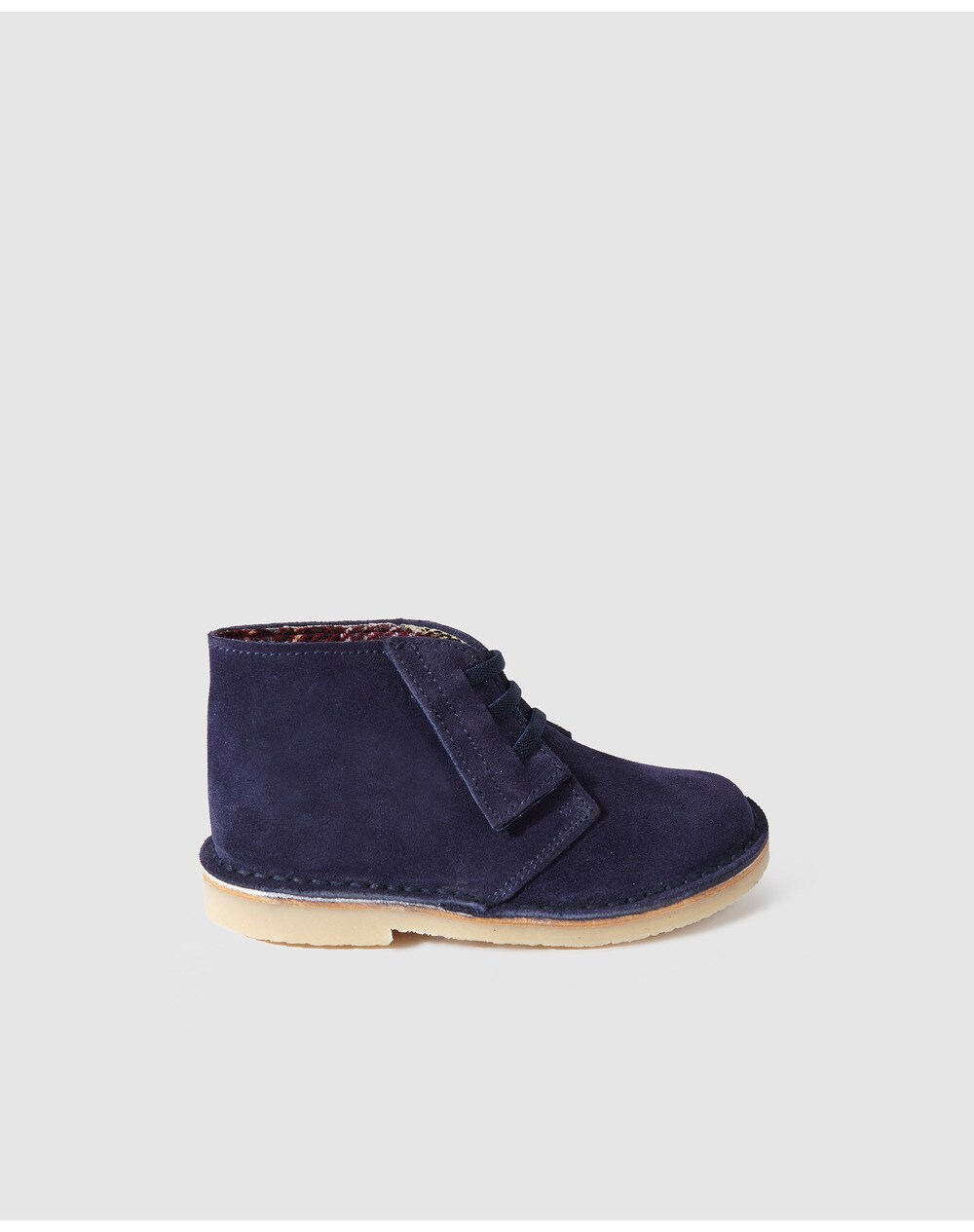 OTS baby boys' blue lace-up boots, Blue. thumbnail