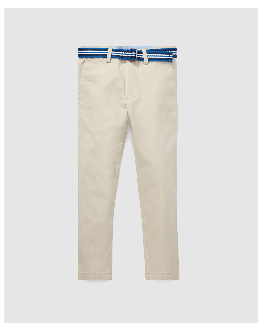 Polo Ralph Lauren boys' beige chinos with belt, Beige. thumbnail