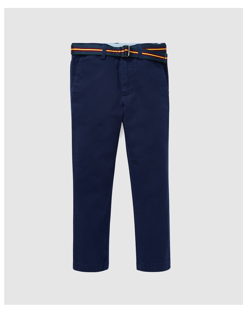 Polo Ralph Lauren boys' blue chinos with belt, Navy blue. thumbnail