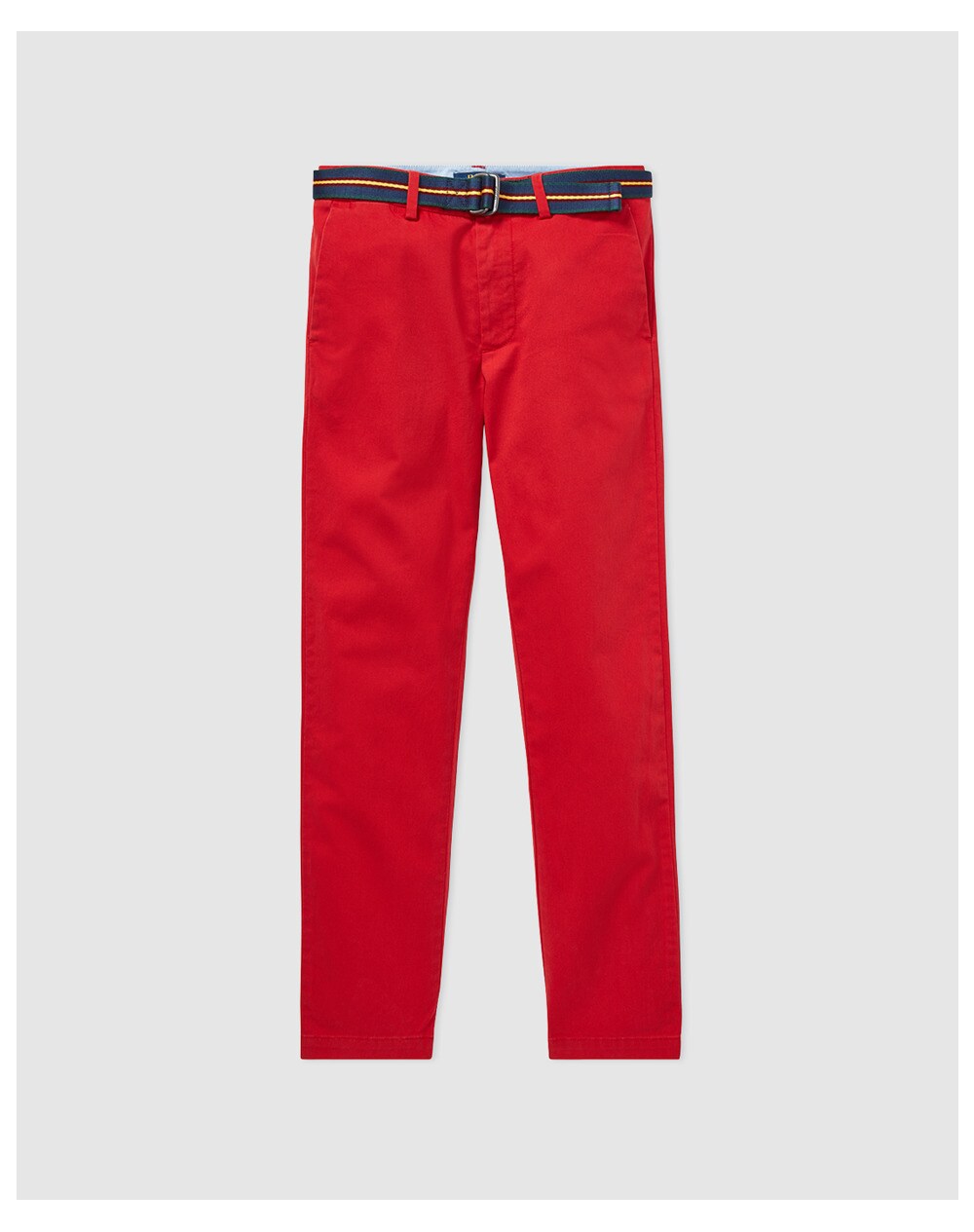 Polo Ralph Lauren boys' red chinos with belt, Red. thumbnail