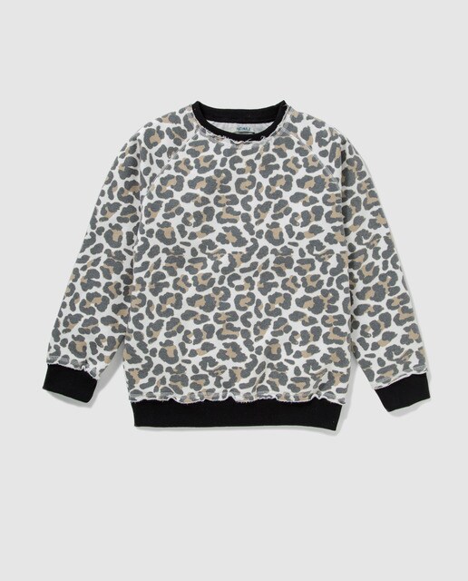 Sweatshirt Antimilk com animal print Sweatshirt Antimilk com animal print
